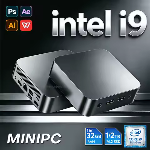 Intel Core i9-10980HK Mini PC Windows 11 16GB 32GB RAM 1TB 2TB SSD M.2 Portable PC Gamer UHD Graphic