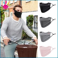 SEEDING Washable Sun Protection Face Nylon Face Cover Reusable Ice Silk Face Trendy Solid Color UV Face Shield Running Riding