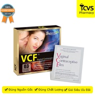 [HCM]Màng Phim Tránh Thai VCF - Nhập Khẩu Từ Mỹ (USA) - Hộp 3 Vỉ