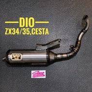 ท่อ V8 เทียม Honda Dio-ZX พร้อมส่งจากไทย