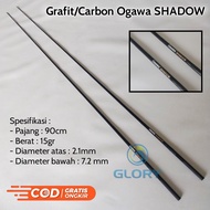 Blank Ends/Blangs Custom Material Ogawa Shadow 90cm Fishing Rod Tops/Pool Fishing Tops From Super Strong Quality Lightweight Carbon