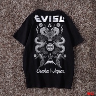 Factory Direct Tide brand Evisu blessing Gods men short Sleeve casual sports T-shirt back flying dra