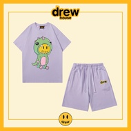[ Real Photo ] High quality purple Drew set ss2022