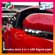 Perodua Axia 3 in 1 Side Mirror LED Signal Light