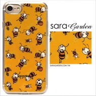 【Sara Garden】客製化 軟殼 蘋果 iphone7plus iphone8plus i7+ i8+ 手機殼 保護套 全包邊 掛繩孔 手繪俏皮蜜蜂