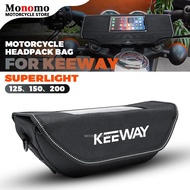 เหมาะสำหรับ Keeway Superlight 125, 150, 200 Headpack รถจักรยานยนต์กันน้ำกระเป๋าเดินทางนำทาง Idamabn15wb กระเป๋าเก็บของ