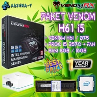 Paket Murah Core i5 3570 Ram ( Motherboard H61 VenomRx + Proc i5 3570