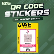 Mae QR Code Sticker Replacement Design - Duitnow QR Sticker - 2pcs