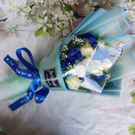 Cobalt blue wax flower