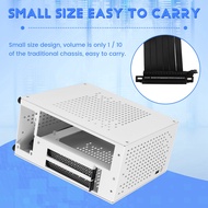 A07 Mini ITX Computer Case Chassis HTPC Host Case USB3.0 ITX Enclosure with Graphics Card Extension 