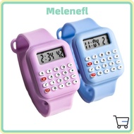 MELENSG Electronic Digital Calculator, Multifunctional Cartoon Micro Calculator Watch, Creative Date