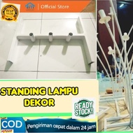 Decorative lamp stand, practical decorative lamp stand, rust-proof iron material