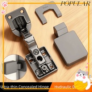 POPULAR Concealed Hinge, Flat Panel Hydraulic Damping Hydraulic Hinge, Buffer Automatically Enduring