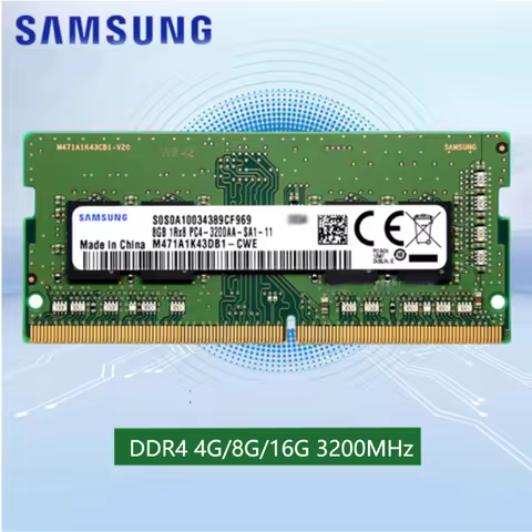 Samsung DDR4 4GB 8GB 16GB 32GB 64GB 2400mhz 2133 2666mhz 3200mhz Sodimm Notebook High Performance La