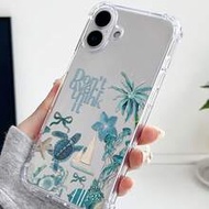 1pc Ocean Turtle Pattern Anti-Drop Transparent Phone Case Compatible With IPhone 17/16/15 Pro Max, 1
