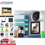 ivision Premium 8M Lite กล้องมีจอ 2.8นิ้ว โทรวีดีโอให้มือถือได้ กดปุ่มโทรออกทันที ใช้ในบ้านมีเด็ก ผู