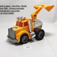 VINTAGE TAKARA CHOROQ CHORO Q KENWORTH YELLOW HURRICANE TRUCK PULLBACK JAPAN UNIT ONLY CADATOYS