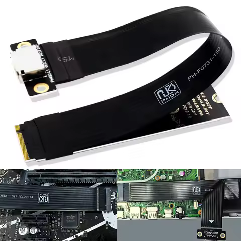 M.2 NVME To Oculink 4i Extension Cable For SSD Graphics Card M2 M Key To SFF-8611 SFF-8612 Adapter C