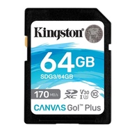 KINGSTON SDG3 - SDCARD CANVAS GO PLUS MEMORY CARD/ MICROSD CARD/