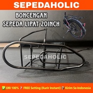 Mini BMX Folding Bike Luggage 16 & 20 Inch Iron Rack Seat BICYCLEHOLIC Bicycle Rack Bicycle Seat