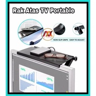 New Screen top shelf Stand Tv rack MH926 - wifi rack - remote holder Black