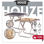 【In stock】[HOUZE] Zen Suede Mahjong Table 2 Color - Wooden | Foldable | Unique | Durable ZT9G