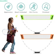 QIRVEN Volleyball Tennis Training Net, with Carry Bag Height Adjustable Badminton Net, Portable Easy