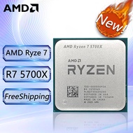 New AMD Ryzen 7 5700X Processor R7 5700X pc gamer cpu 65W DDR4 Desktop Accessories Processor Support Gaming CPU Socket AM4 no co gubeng