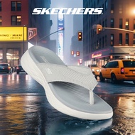 Skechers Women On-The-GO 600 Fluorish Walking Sandals - 140703-GRY Kasut Slipar Slipper, Casual, Per