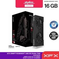 XFX Swift AMD Radeon RX 9060 XT OC Dual Fan Gaming Edition 16GB | 8GB Graphic Card