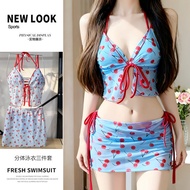 New Style Cherry bikini bikini bikini Split Swimsuit Female Sexy Hot Girl Pure Desire Style Girl Vac