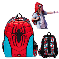 Smiggle - 【0.4kg 超輕護脊】Spiderman 14L 護脊書包 38 cm兒童背囊｜ 兒童旅行袋 | 小學書包｜蜘蛛俠｜平行進口