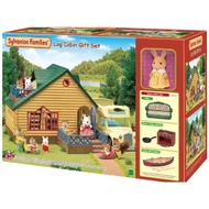 SYLVANIAN FAMILIES Sylvanian Family Collection Toys Log Cabin Gift Set Green Roof