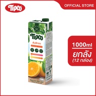 [ยกลัง] TIPCO น้ำส้มสีทอง Sithong Orange juice 100% ขนาด 1000 ml.
