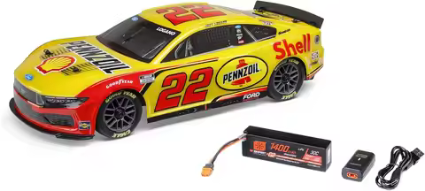 1/12 NASCAR RC Race Car Joey Logano No. 22 2025 Shell-Pennzoil Ford Mustang 2S AWD RTR Brushed On-Ro