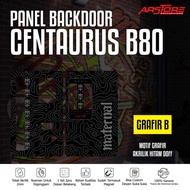 Panel Backdoor Centaurus B80 Hitam Grafir by Arstore Collections