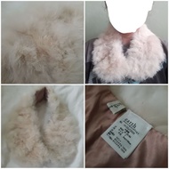 Earth music & ecology rabbit fur Collar