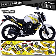 Decal Sticker Striping Variasi Byson Karbu 2010-2015 SHARK & SKULL (Byson Lama-Byson 2010-Byson 2011
