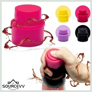 SOURCE Vacuum  Stopper Cap Bar Accessories Bottle Gadgets Soft Drinking Saver Bottle Stoppers  Bottl