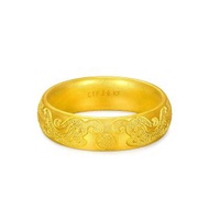 周大福 - 周大福傳承:「鸞鳳和鳴」999足金戒指（約0.337両）