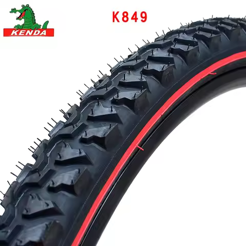 Kenda mountain bike tire k849 Bicycle Accessories 26 24 inch 24 * 1.95 26 * 1.95 2.1 black tire red