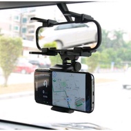 Phone Holder Rearview Mirror Stand Phone 360 Rotation Pemegang phone Kereta Lorry
