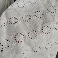 KATUN Embroidered cotton fabric - embroidered cotton fabric - antique material - party fabric - embr