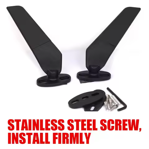 Universal Adjustable Motorcycle Wind Wing Side Rearview Mirrors For YAMAHA YZF R1 R6 R25 R3 R125 R15