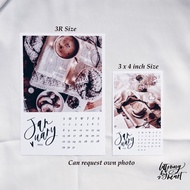 2023-2024 JAN TO DEC MINI CALENDAR PHOTO PAPER | POLOROID |CUSTOM
