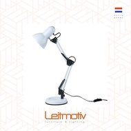 Leitmotiv desk lamp HOBBY steel White 白色HOBBY可調較枱燈