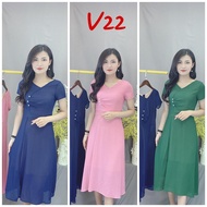 Silk Dress v22- Outing-Wearing- Home Wear- High-Class Designer Goods