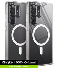 Ringke Fusion Mag Tương thích với [Samsung Galaxy S25 Ultra] Ốp lưng Cứng trong suốt Ốp lưng chống s