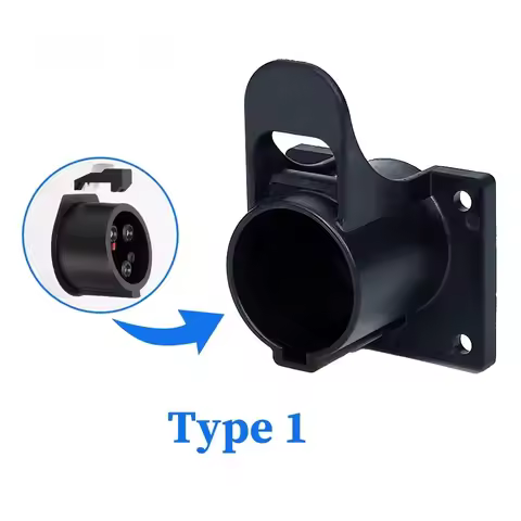 New EV Charger Holder for Electric Car Charging Cable Type 1 J1772 Connector Socket Plug Wallbox Mou