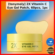 [tonymoly] 2X Vitamin C Eye Gel Patch, 60pcs, 1pc / Korean Eye Patch / Brightening Formula / 100% Ge
